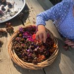 Child Labs- Nature arts (3), dried flowers in basket