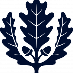 UConn logo, Oak Leaf (blue)